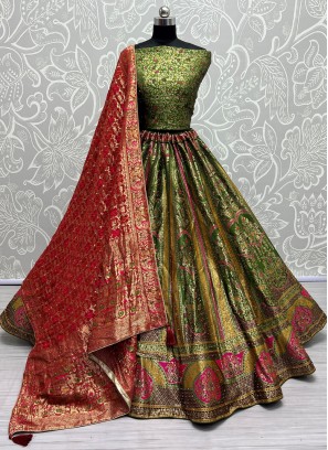 Green Color Lehenga Choli