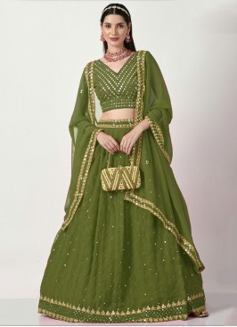 Green Color Lehenga Choli