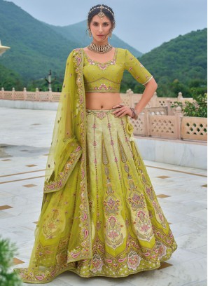 Green Color Lehenga Choli