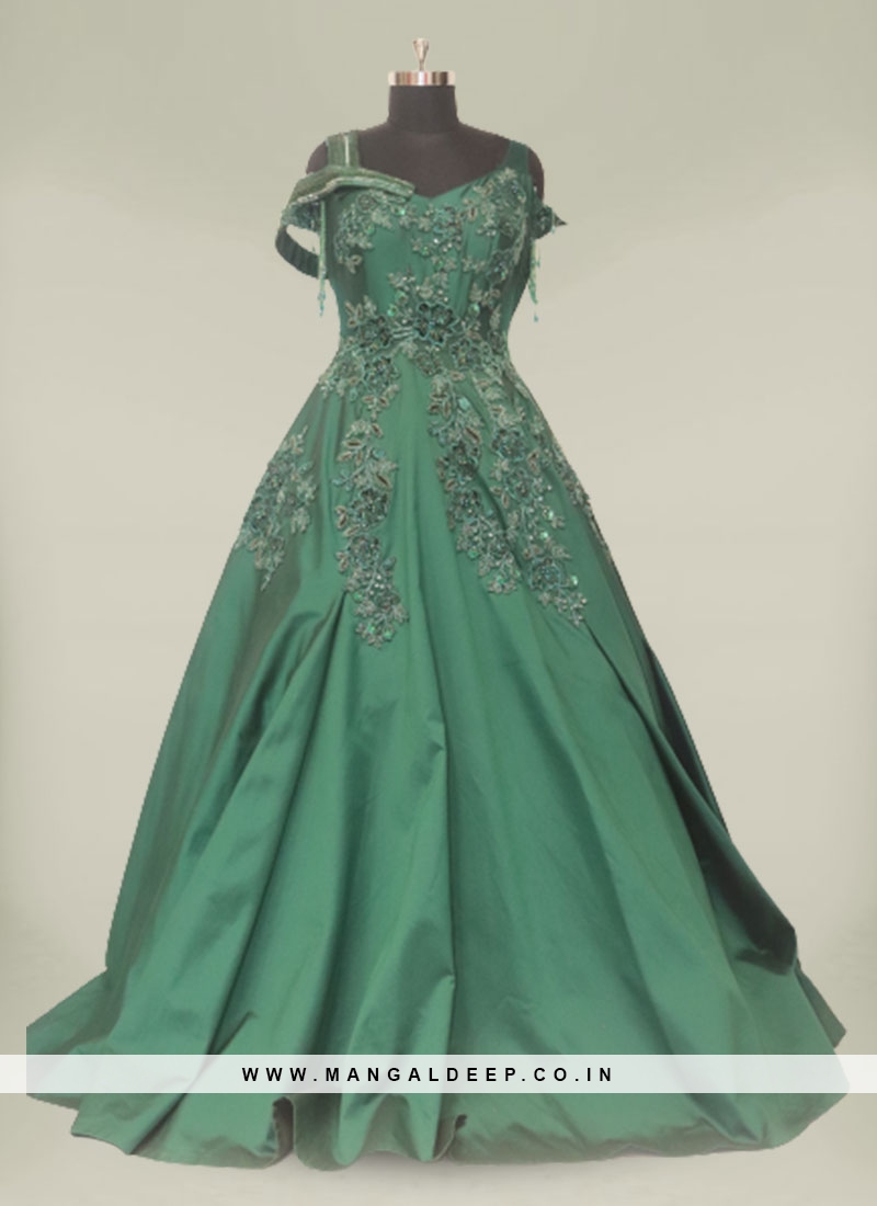 Green Colour Dresses