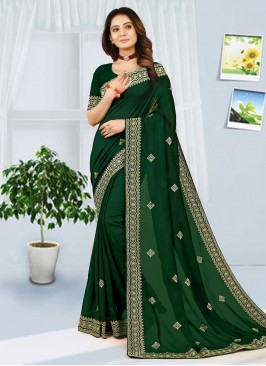 Green Color Saree