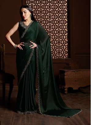 Green Color Saree