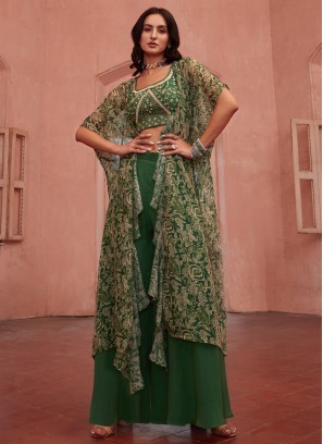 Green Moti Sangeet Trendy Salwar Kameez