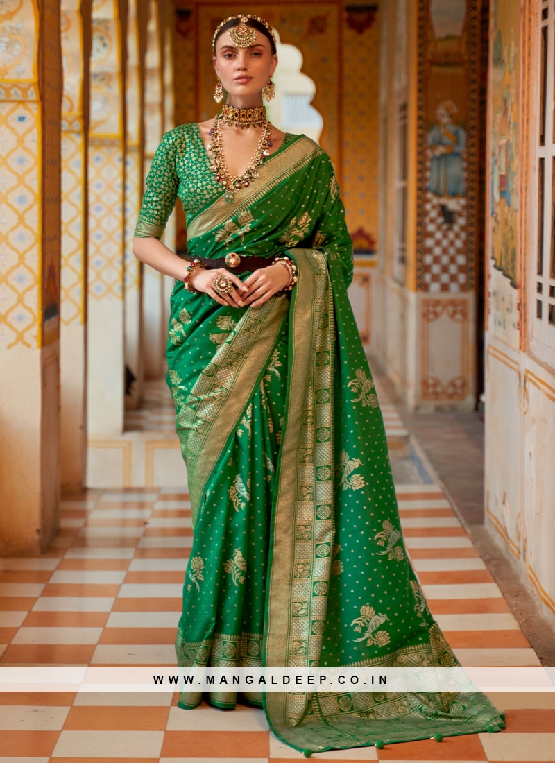 Silk saree deals for wedding reception