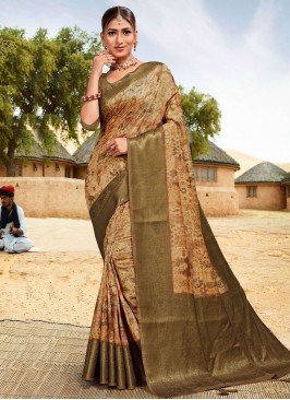 Green Sangeet Saree