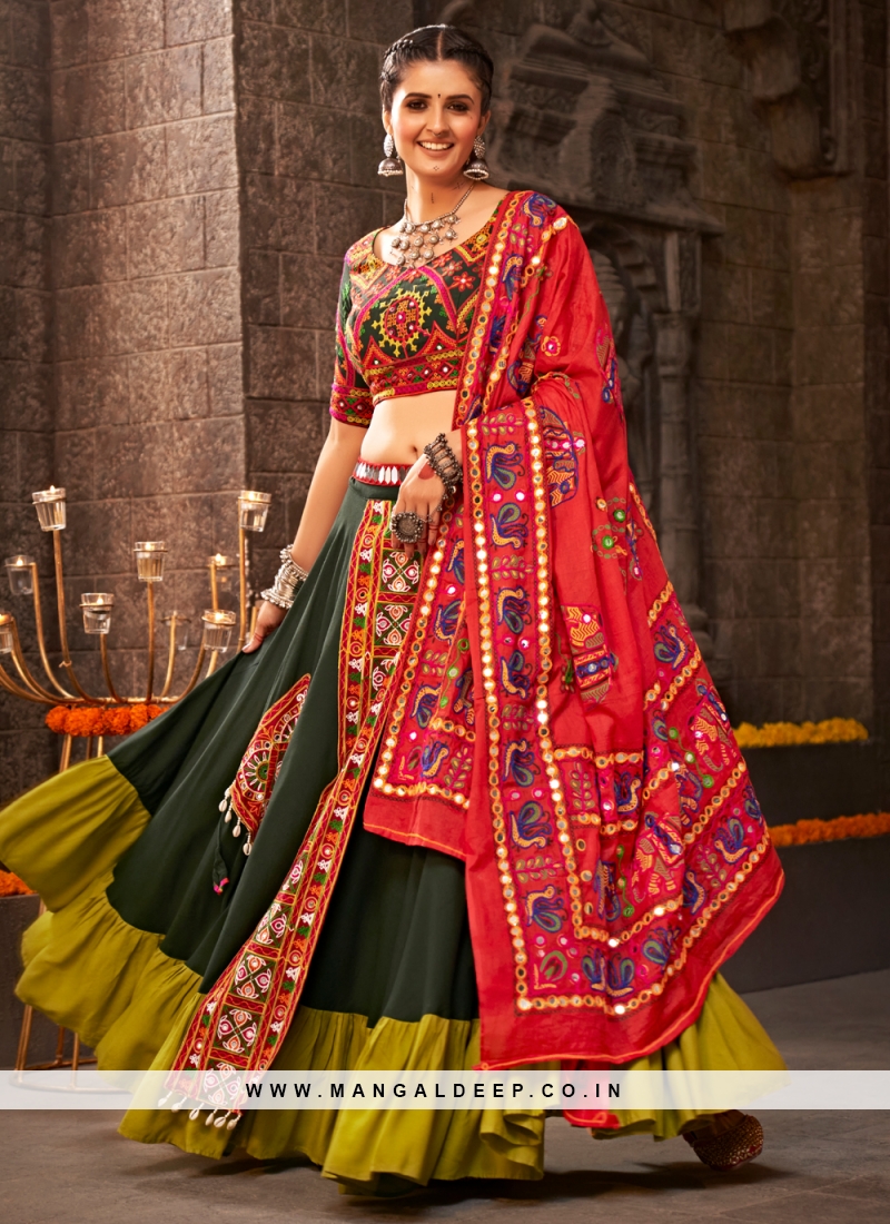 Buy Wine Sequins Lehenga Choli Online