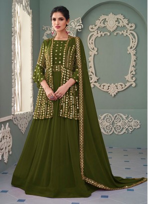 Green Wedding Readymade Designer Suit