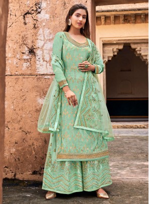 Green Wedding Trendy Salwar Kameez