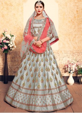 Grey Sangeet Designer Lehenga Choli