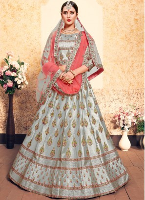 Grey Sangeet Designer Lehenga Choli