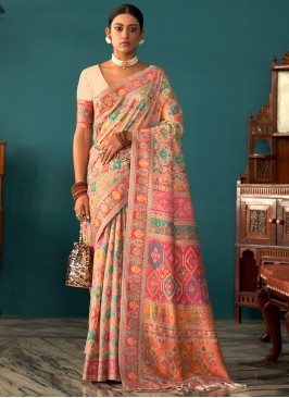 Gripping Kashmiri Pashmina Classic Saree