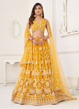 Gripping Mirror Net Trendy Lehenga Choli