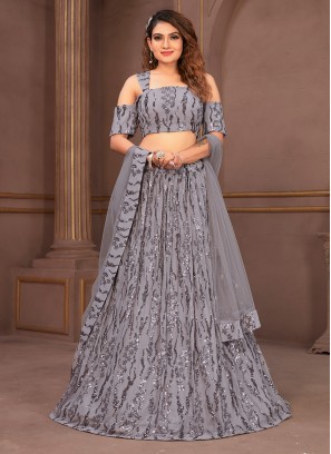 Haute Net Sangeet Readymade Lehenga Choli