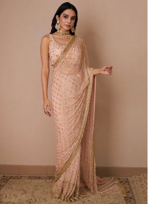 Heavenly Embroidered Classic Saree