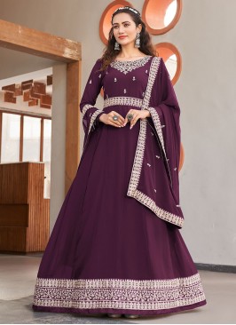 Honourable Embroidered Festival Anarkali Salwar Kameez