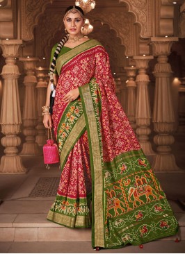 Honourable Patola Print Patola Silk  Trendy Saree