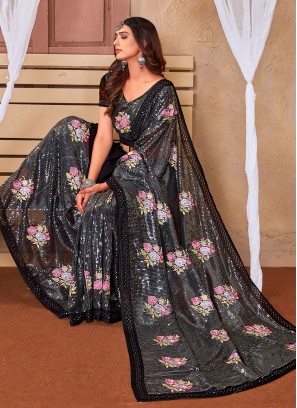 Honourable Resham Engagement Classic Saree