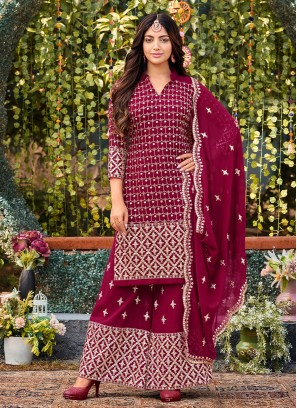 Hot Pink Wedding Trendy Designer Salwar Kameez