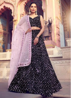 Hypnotic Fancy Fabric Sangeet Lehenga Choli