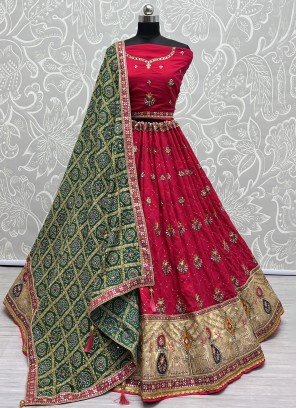 Hypnotic Sequins Silk Trendy Lehenga Choli