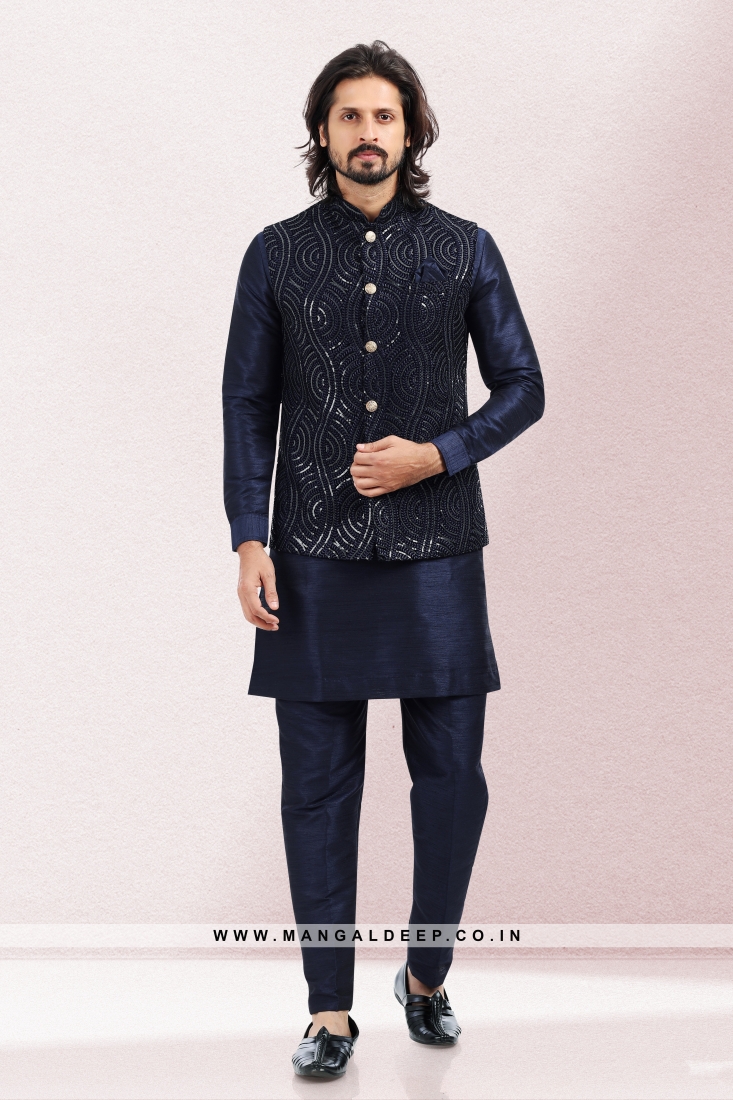 5 Ways to Style the Nehru Jacket for the Indian Groom ! | WedMeGood