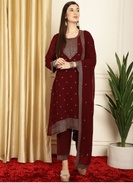 Immaculate Georgette Ceremonial Salwar Suit