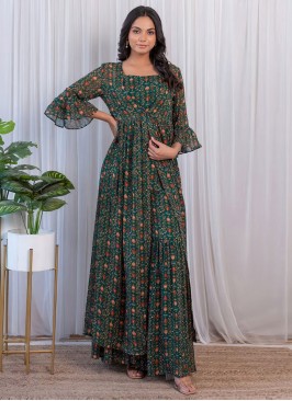 Immaculate Georgette Green Salwar Kameez