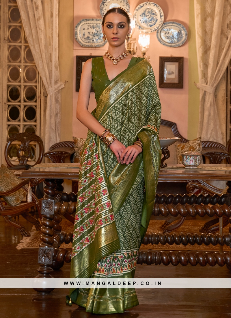 Immaculate Patola Silk  Party Classic Saree