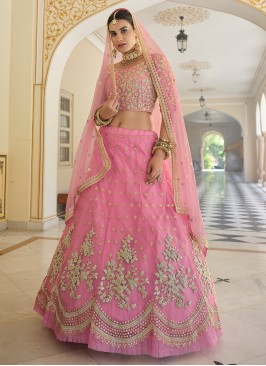 Impeccable Net Ceremonial Lehenga Choli