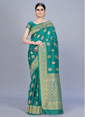 Impressive Banarasi Silk Trendy Saree
