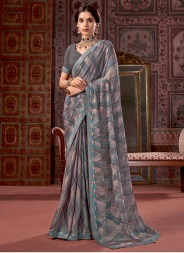 Impressive Print Ceremonial Designer Saree