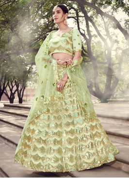 Impressive Sequins Lehenga Choli