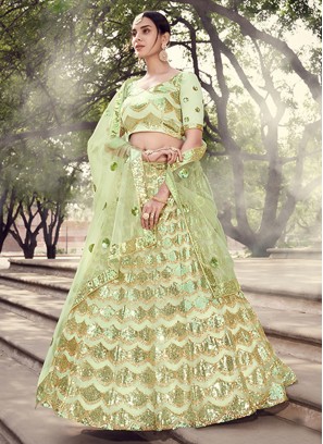 Impressive Sequins Lehenga Choli