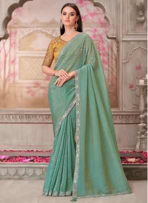 Incredible Contemporary Saree For Sangeet