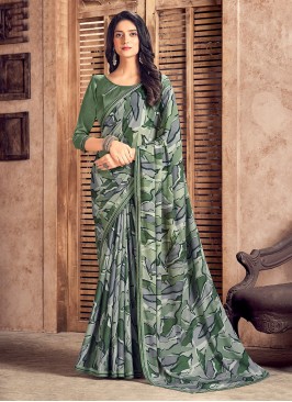 Incredible Georgette Digital Print Saree