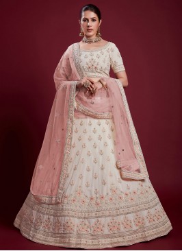 Incredible Off White Lehenga Choli