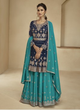 Incredible Resham Georgette Readymade Lehenga Choli