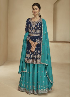 Incredible Resham Georgette Readymade Lehenga Choli