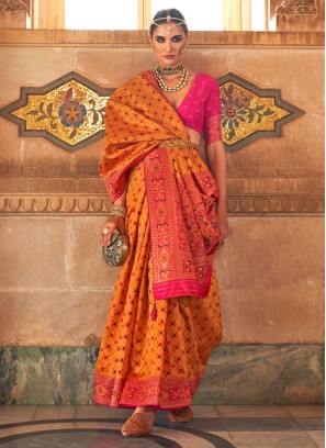 Incredible Weaving Banarasi Silk Classic Saree