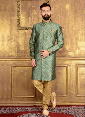 Indo Western Sami Designer Wedding Sherwani