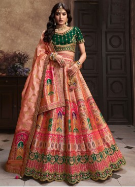 Innovative Banarasi Silk Lehenga Choli