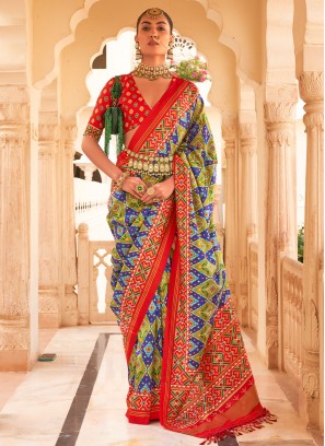 Innovative Tussar Silk Weaving Multi Colour Classic Saree