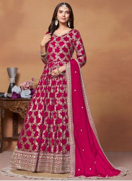 Intricate Jacquard Party Salwar Kameez