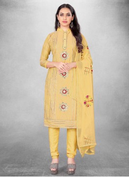 Intriguing Cotton Salwar Kameez