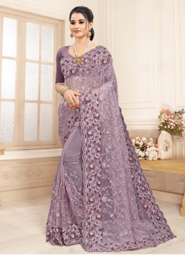 Intriguing Resham Trendy Saree