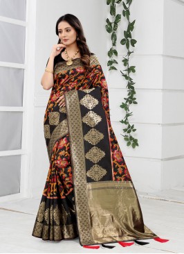 Intrinsic Art Banarasi Silk Party Contemporary Sar