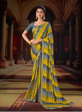 Invaluable Chiffon Party Saree