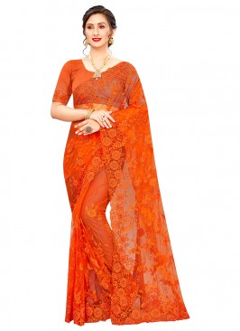 Invaluable Net Resham Classic Saree