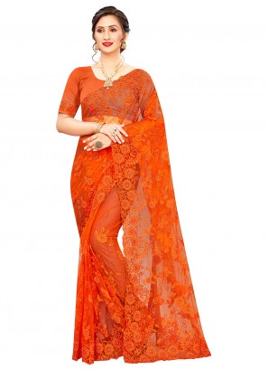 Invaluable Net Resham Classic Saree