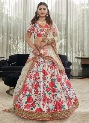 Invaluable Stone Art Silk Lehenga Choli